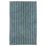 TOFTBO Bath mat, striped/blue, 50x80 cm