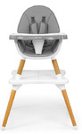 Milly Mally Highchair 2in1 Malmo Grey 6m+