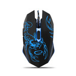 Esperanza SCORPIO BLUE Optical Wired Gaming Mouse 6D USB MX203