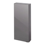 Bathroom Wall Cabinet GoodHome Imandra 40x90x15cm, grey