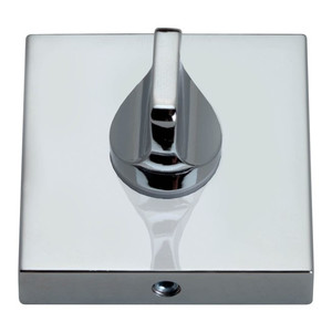 Gamet Door Escutcheon, square, chrome