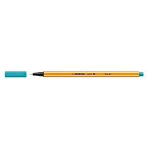 Stabilo Point 88 Fineliners 88/51 Turquoise Blue 10pcs