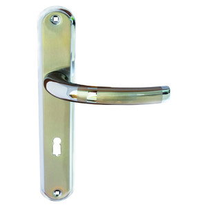 Door Handle Schaffner Olivia 72mm, satin/chrome