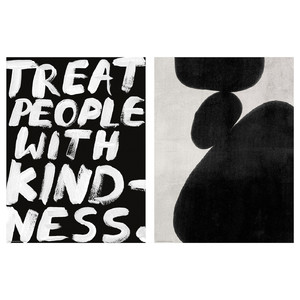 BILD Poster, treat people with kindness, 30x40 cm