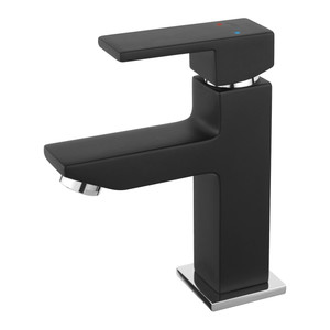 Ferro Bathroom Sink Tap Staccato, black