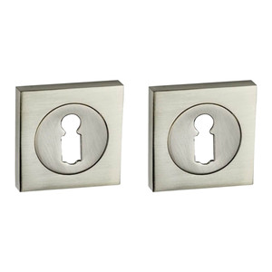 Door Escutcheon Schaffner Gabi, chrome/satin