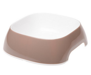 Dog Bowl Glam Medium, beige-grey