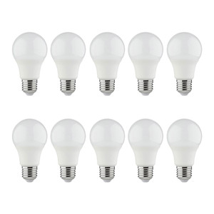 Diall LED Bulb A60 E27 806 lm 2700 K 10-pack