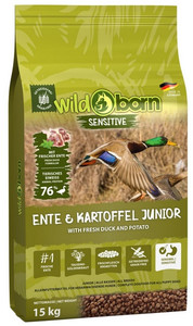 Wildborn Dog Food Sensitive Fresh Duck & Potato Junior 15kg