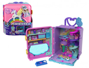 Polly Pocket Pollyville Resort Roll Away Playset HKV43 4+