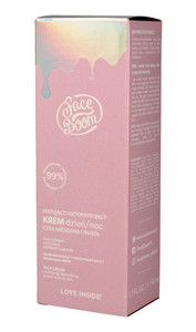 Bielenda Face Boom Mattifying & Detoxifying Face Cream for Mixed & Oily Skin Natural Vegan 50ml