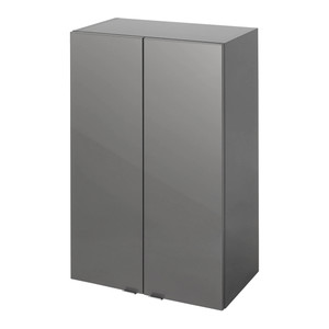 Bathroom Wall Cabinet GoodHome Imandra 60x90x36cm, grey