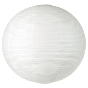 GULLSUDARE Pendant lamp shade, white/handmade, 70 cm