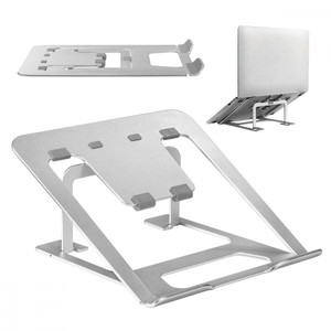 MacLean Foldable Laptop Stand ER-416S, silver