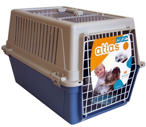 Ferplast Pet Carrier Atlas 30 Open, beige-blue