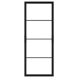 SKYTTA Sliding door frame, black, 77x196 cm