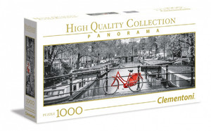 Clementoni Jigsaw Puzzle HQ Panorama Amsterdam Bicycle 1000pcs 10+