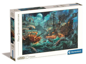 Clementoni Jigsaw Puzzle High Quality Pirates Battle 6000pcs 14+