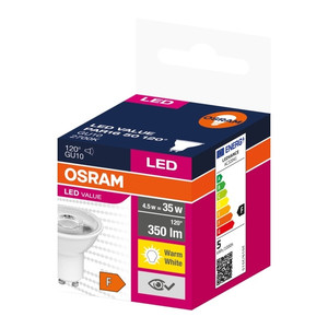 LED Bulb GU10 350lm 2700K 120°