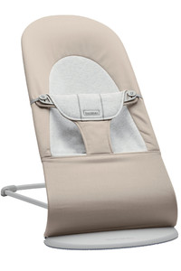 BABYBJÖRN Bouncer Balance Soft  Beige/Grey, Woven/Jersey