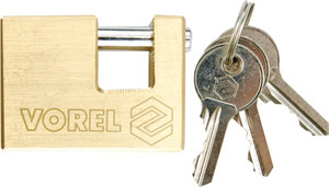 Vorel Brass Shutter Padlock 50mm   77210