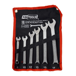 AW Combination Spanner Set 6pcs 8-17mm