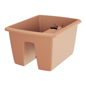 Railing Planter for Balcony Rail Respana Railing 40cm, terracotta