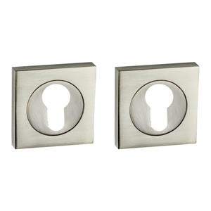 Door Escutcheon Schaffner Gabi, chrome/satin