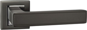 Door Handle Schaffner Clara, matt black/chrome