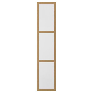 TONSTAD Door, oak/veneer glass, 50x229 cm