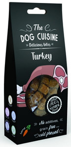 The Dog Cuisine Delicious Bites Turkey & Carrot 100g