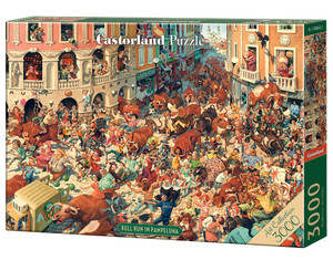 Castorland Jigsaw Puzzle Art Collection, Bull Run in Pampeluna 3000pcs