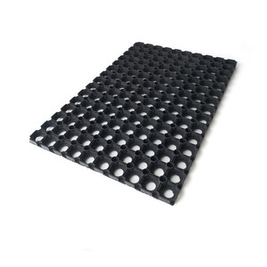 Rubber Door Mat Colours 40x60cm, black