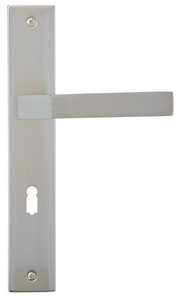 Door Handle Schaffner Helen 72mm, satin nickel/chrome