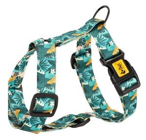 Dingo Dog Harness Guard City - Monstera Size L