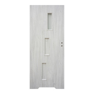 Internal Door, Undercut, Roma 70, left, silver oak