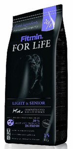 Fitmin Dog Food Dog For Life Light & Senior 15kg