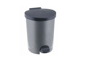 Curver Pedal Waste Bin 15l, silver/graphite