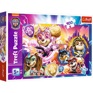 Trefl Children's Puzzle Meet Mighty Pups Paw Patrol 100pcs 5+