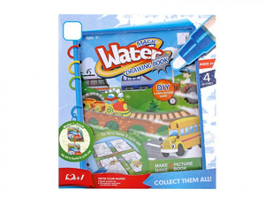 Askato Magic Water Drawing Book Vehicles 3+