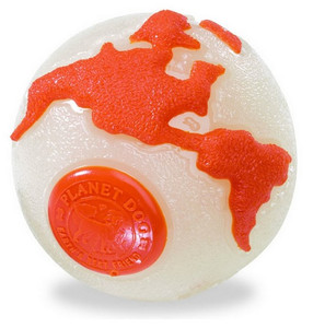 Planet Dog Orbee Ball Medium, beige-orange