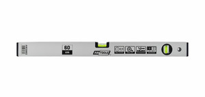 AW Aluminium Spirit Level Bubble Level 150cm