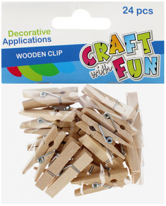 Wooden Clips 3.5cm 24pcs