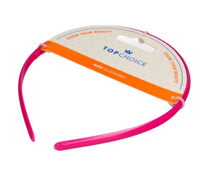 Top Choice Thin Hairband, pink