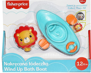 Fisher Price Bath Toy Wind Up Bath Boat 12m+