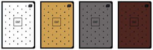Notebook A5 32 Sheets Ruled Touch Chess 10-pack, assorted patterns