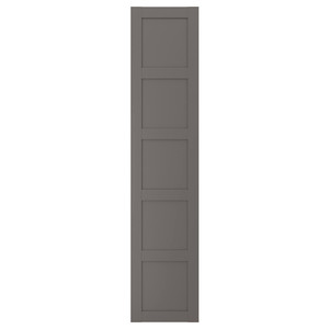 BERGSBO Door, dark grey, 50x229 cm