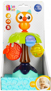 Bam Bam Suction Cup Toy Owl 6m+