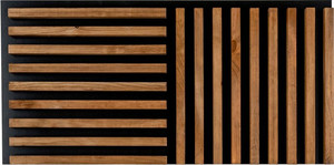 Stegu Decorative Wooden Panel Lamella Linea, light oak, 0.58sqm