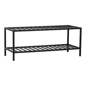 Metal shoe Rack Vita, black